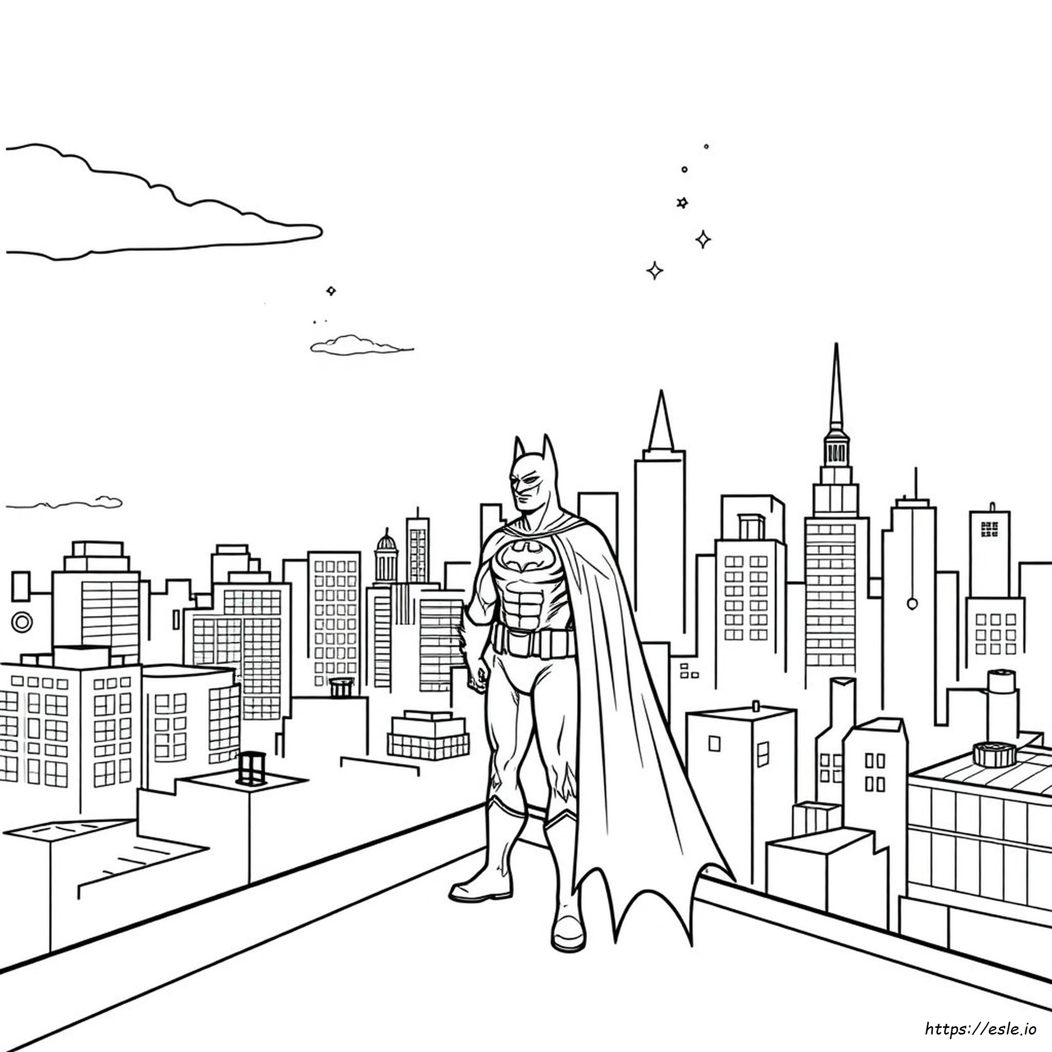 Coloriages Batman Faciles