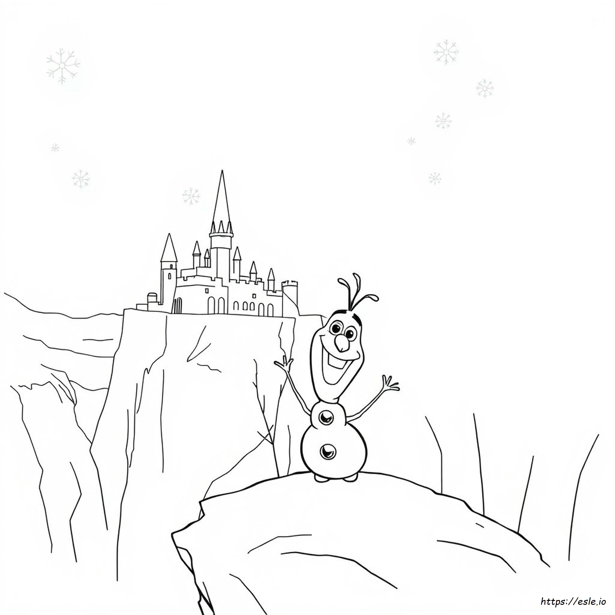Disney Frozen Coloring Page - Free Printable
