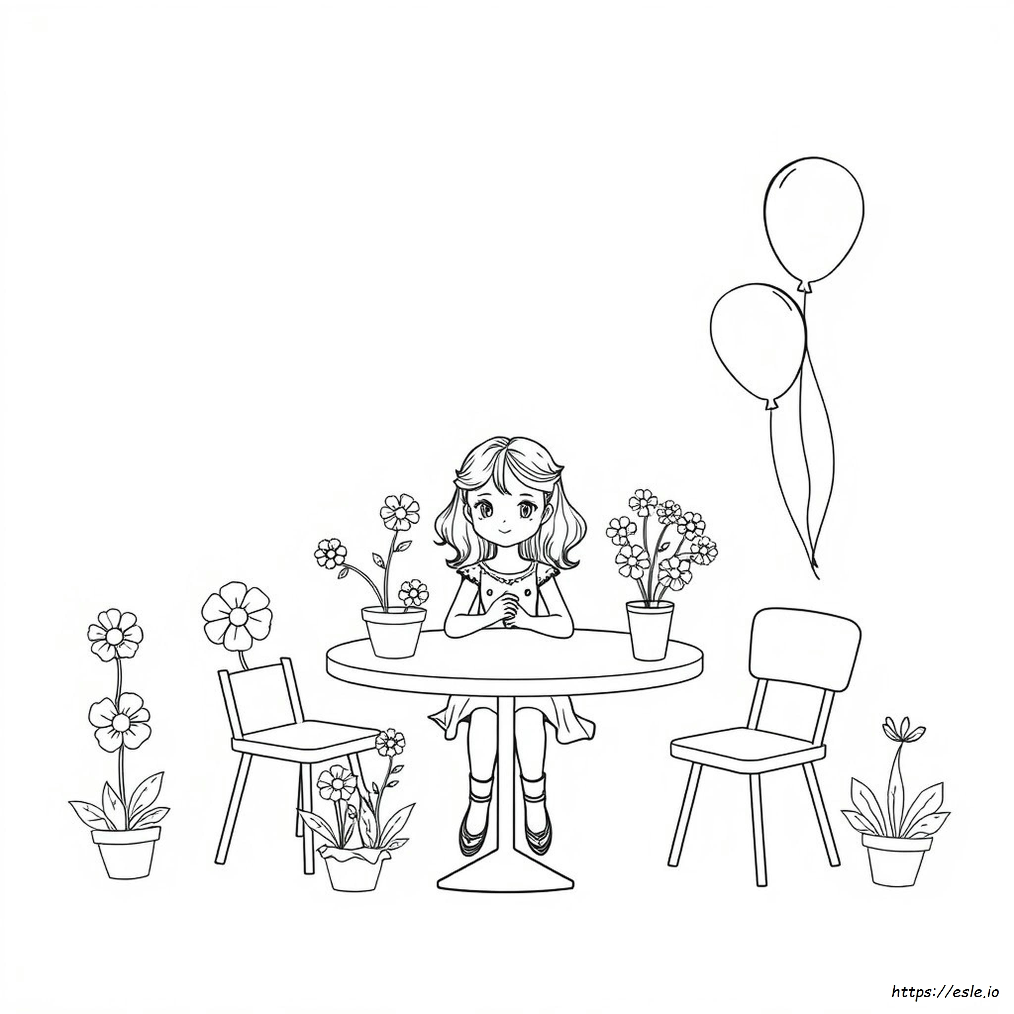Girly Coloring Pages - Free Printable