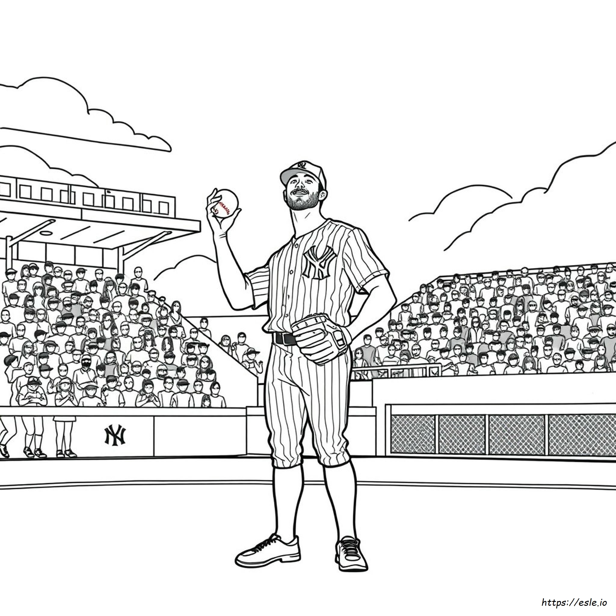 Aaron Judge Coloring Page