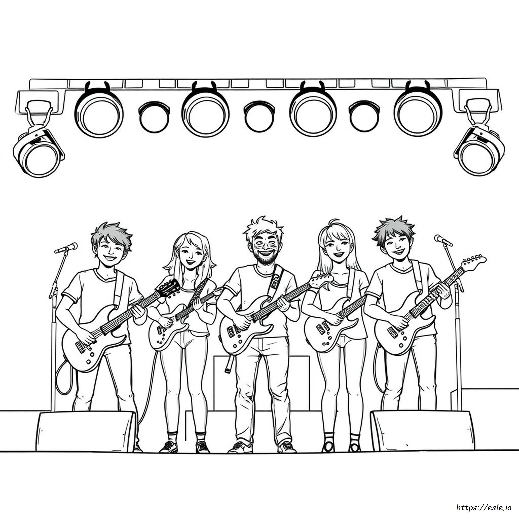 5 Seconds Of Summer Gambar Mewarnai