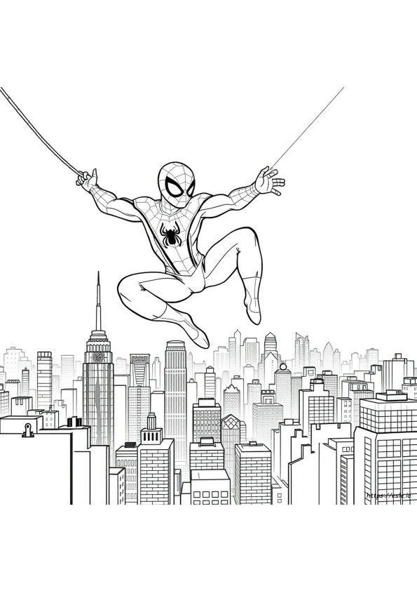 Spidermancoloring Page