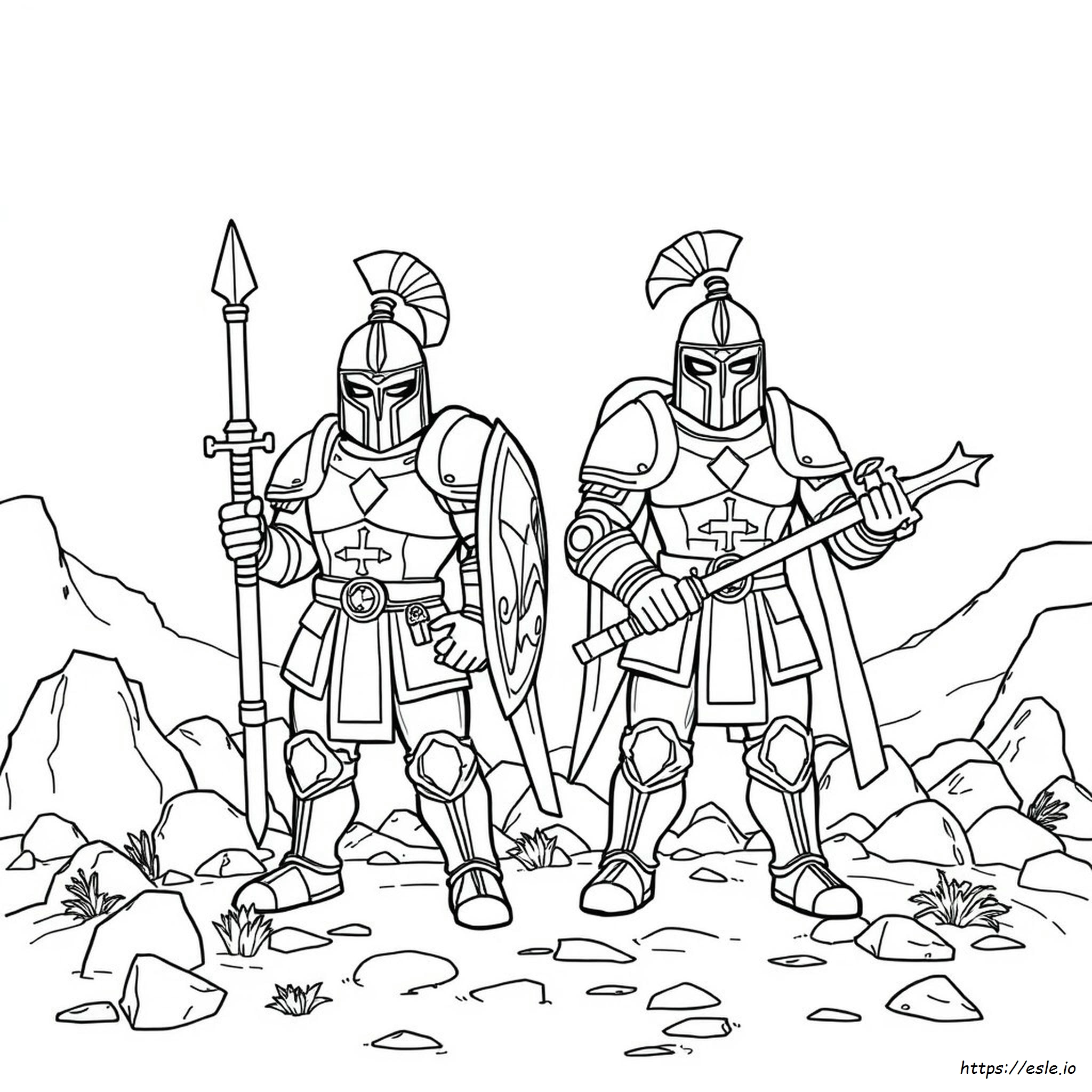 Warriors Coloring Pages