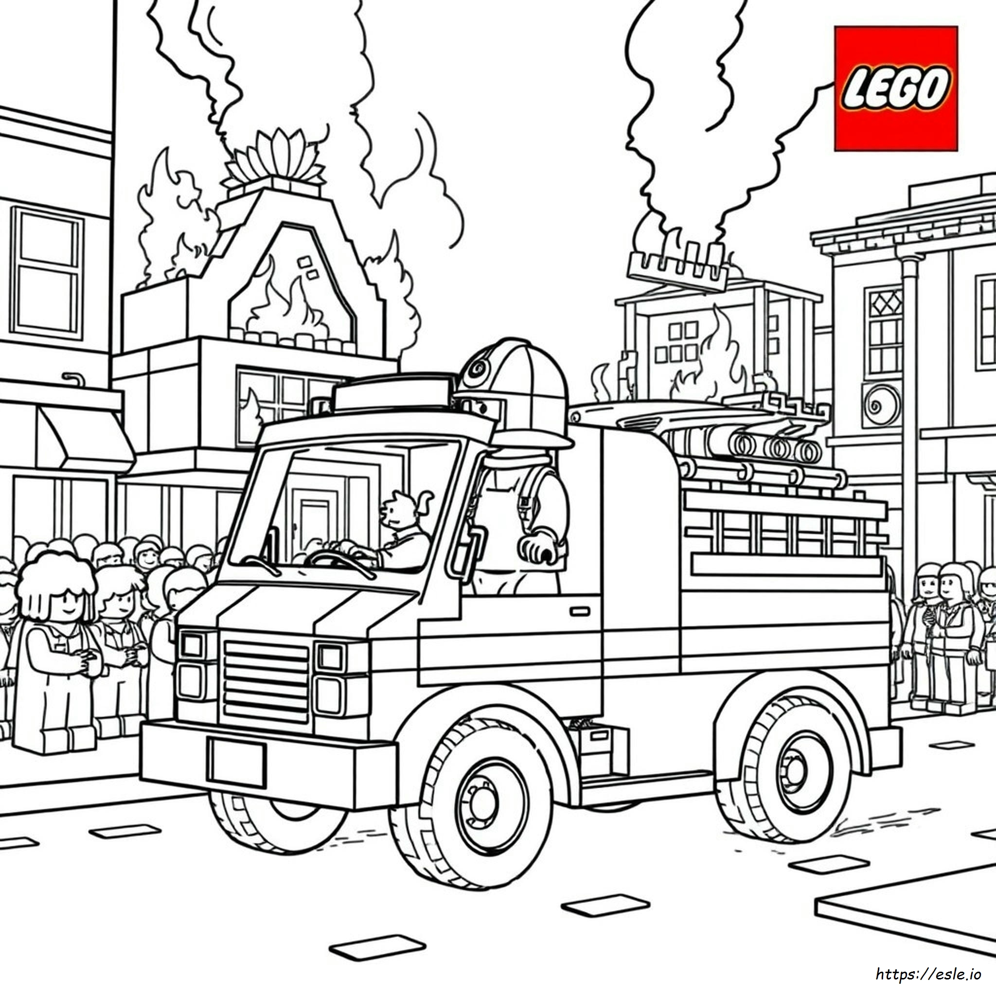 Feuerwehrmann Lego City Ausmalbilder