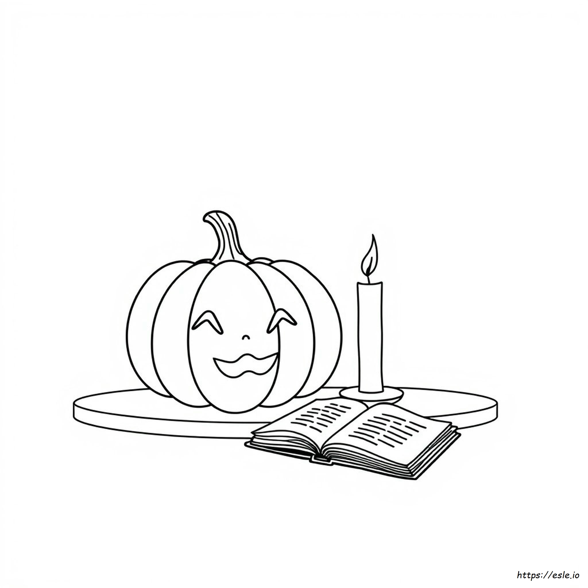 Pumpkin Prayer Coloring Page