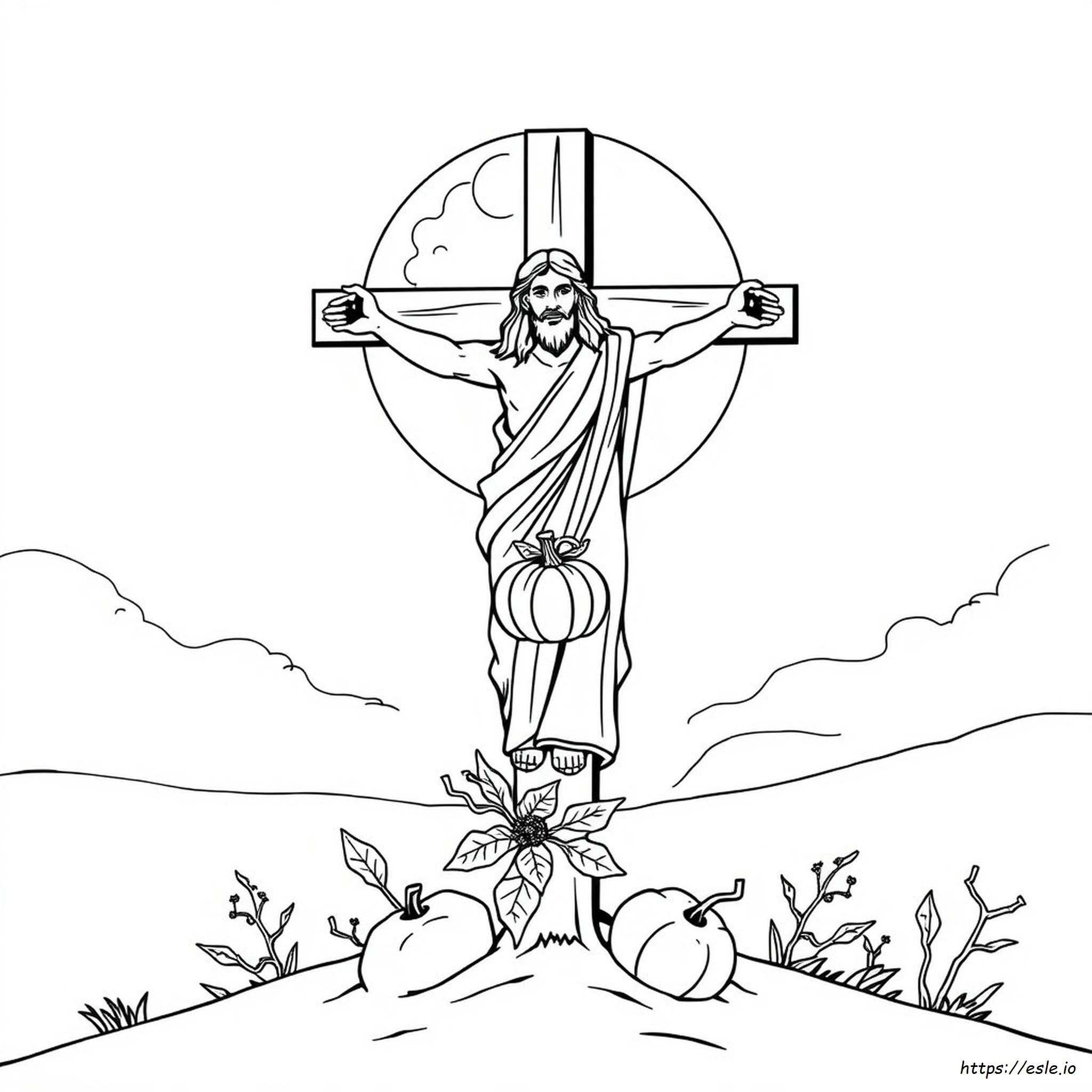 Jesus Halloween Coloring Pages