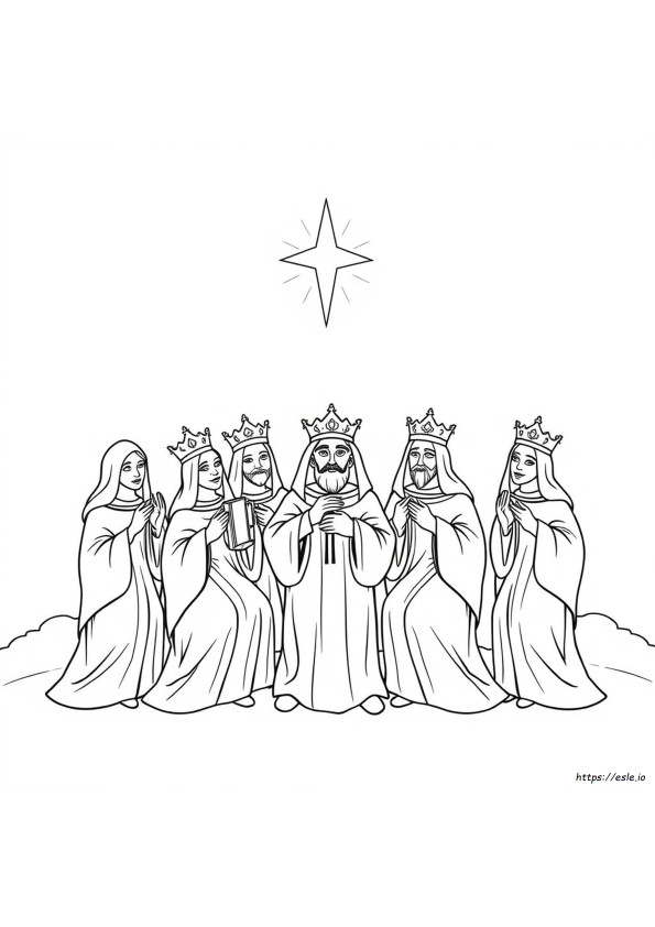 Communion Of Saints Coloring Page