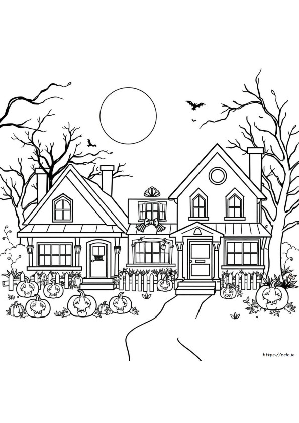 Buku Mewarnai Halloween Dapat Dicetak Gratis