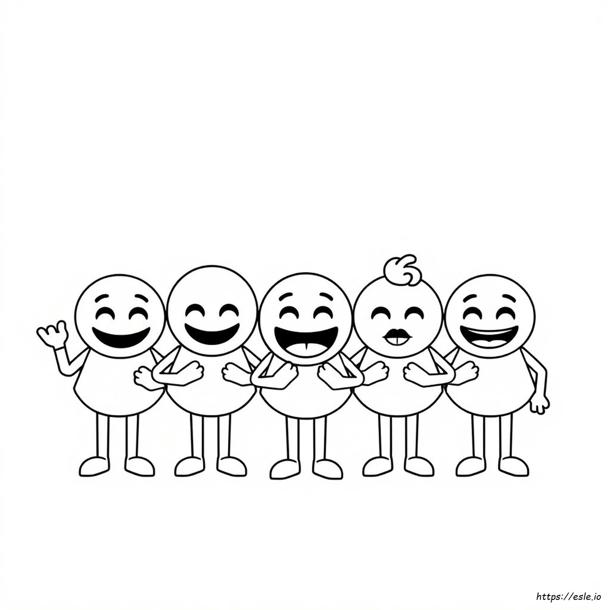 Kolorowanka Emoji Do Druku Za Darmo