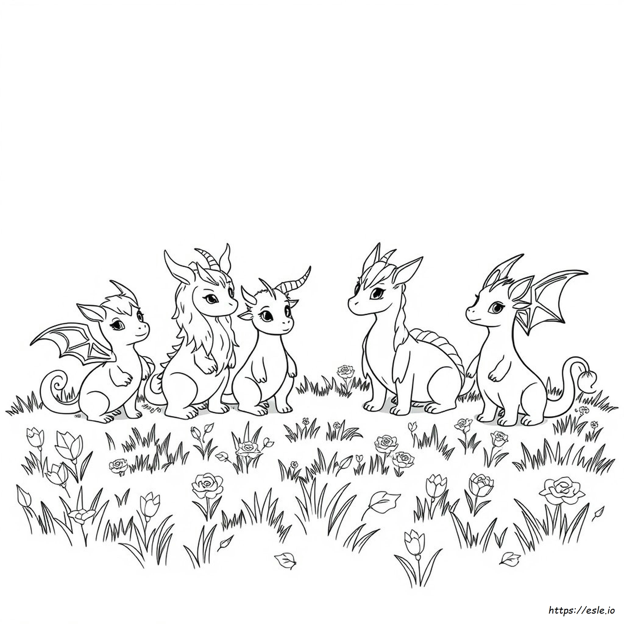 Coloring Pages Of Mythical Creatures