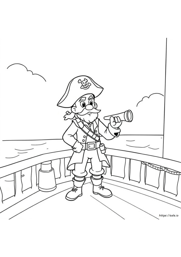 Desenhos De Piratas Para Colorir