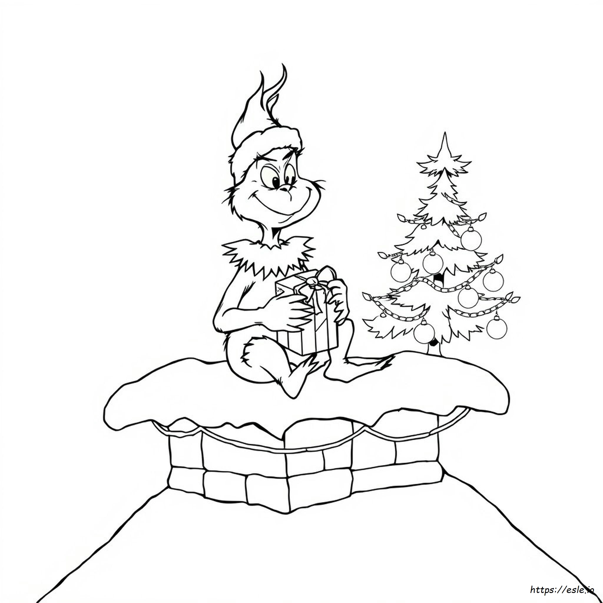 Gambar Mewarnai The Grinch Untuk Dicetak