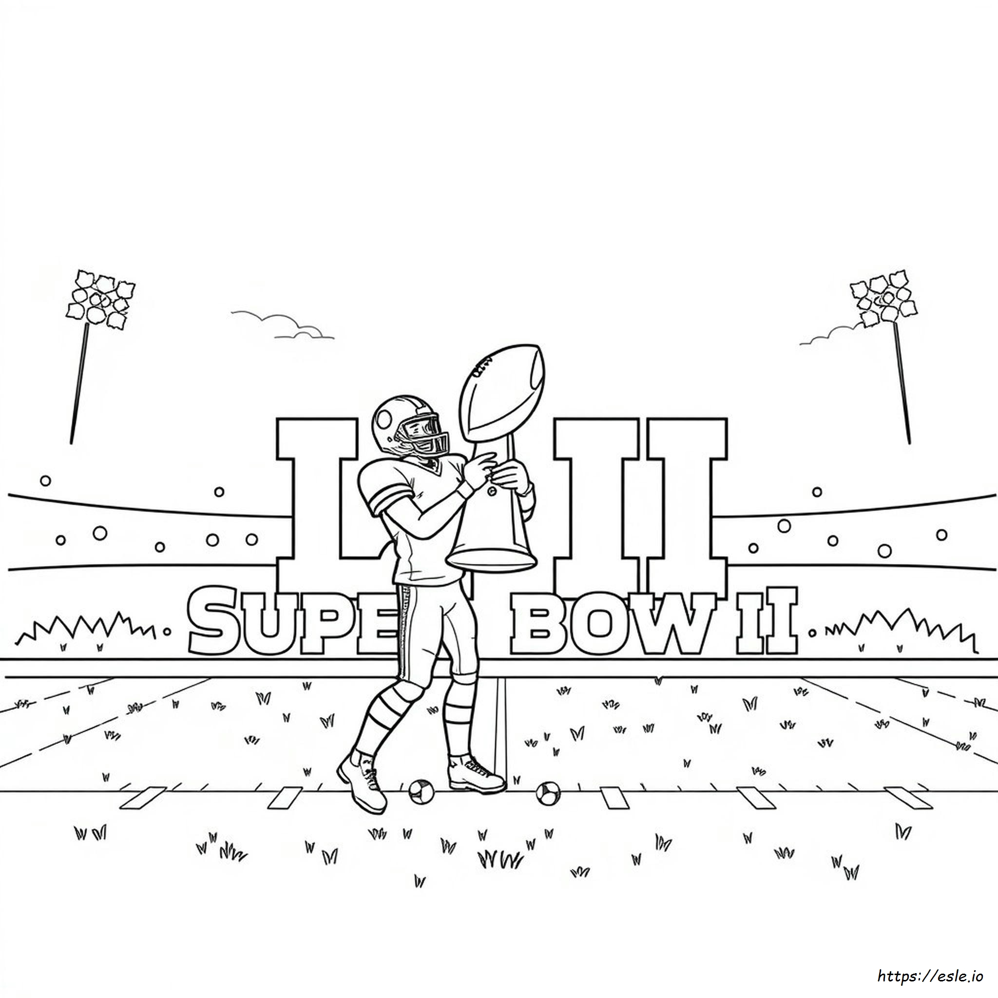 Super Bowl 52 Coloring Pages - Free Printable