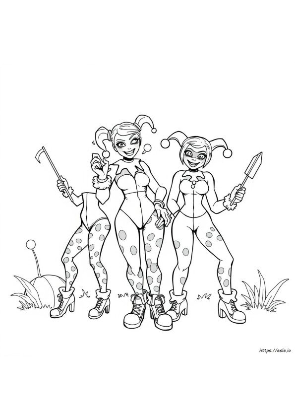 Harley Quinn Colouring Book