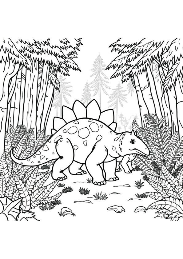 Dimetrodon Da Colorare