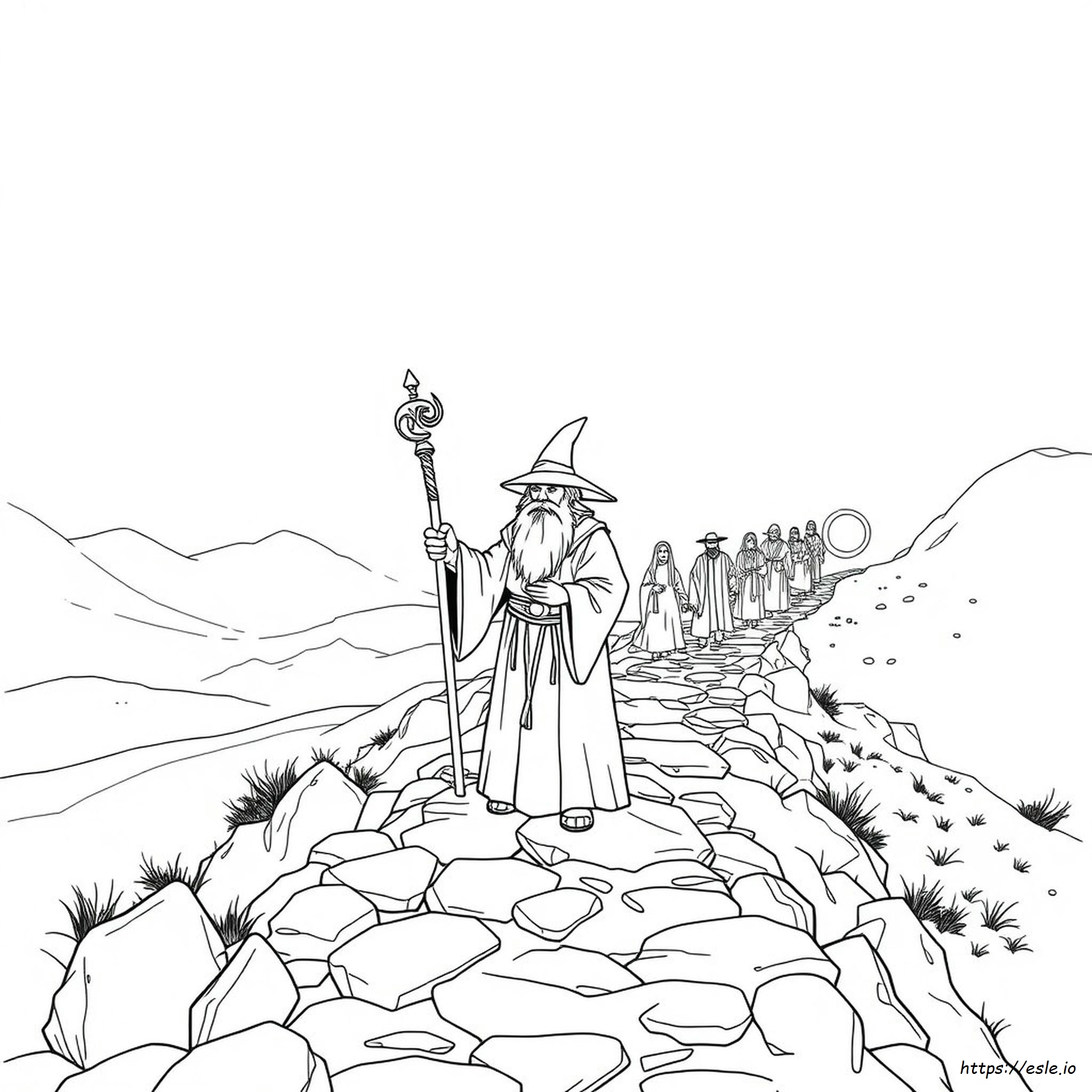Gambar Mewarnai Lord Of The Rings Untuk Dewasa