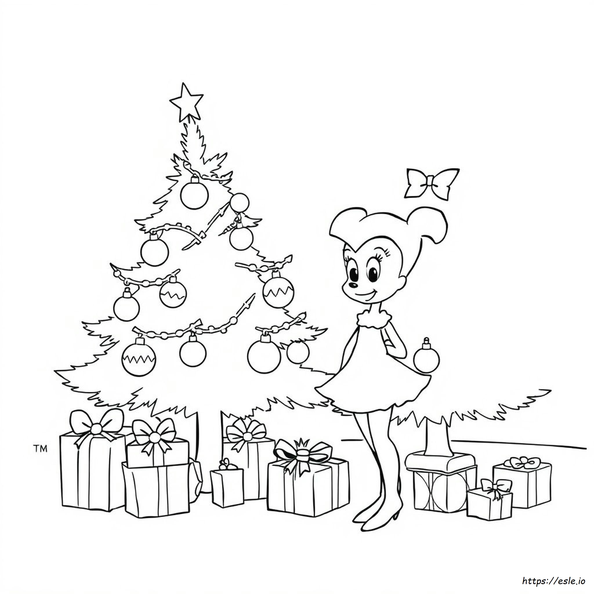 Coquette Natal Gambar Mewarnai
