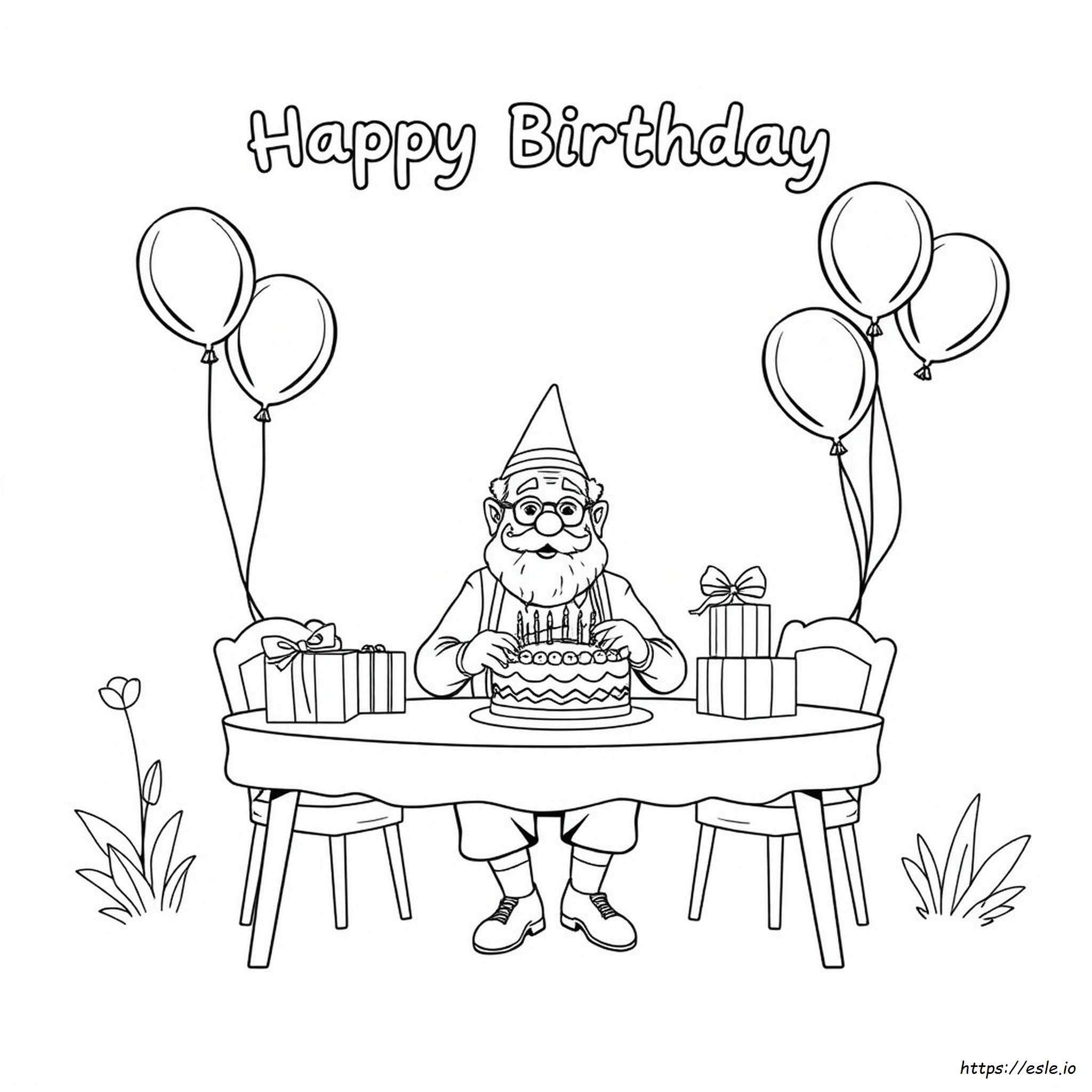 Birthday Coloring Pages For Grandpa