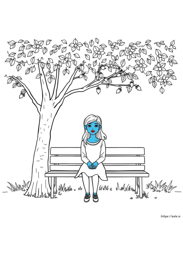 Blue Face & Lips Or Pale Coloring