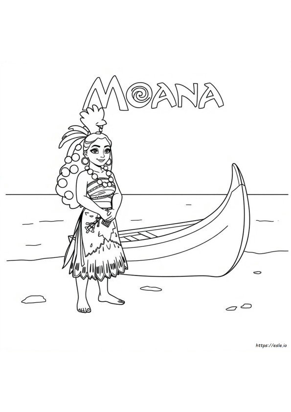Cołoriage Moana