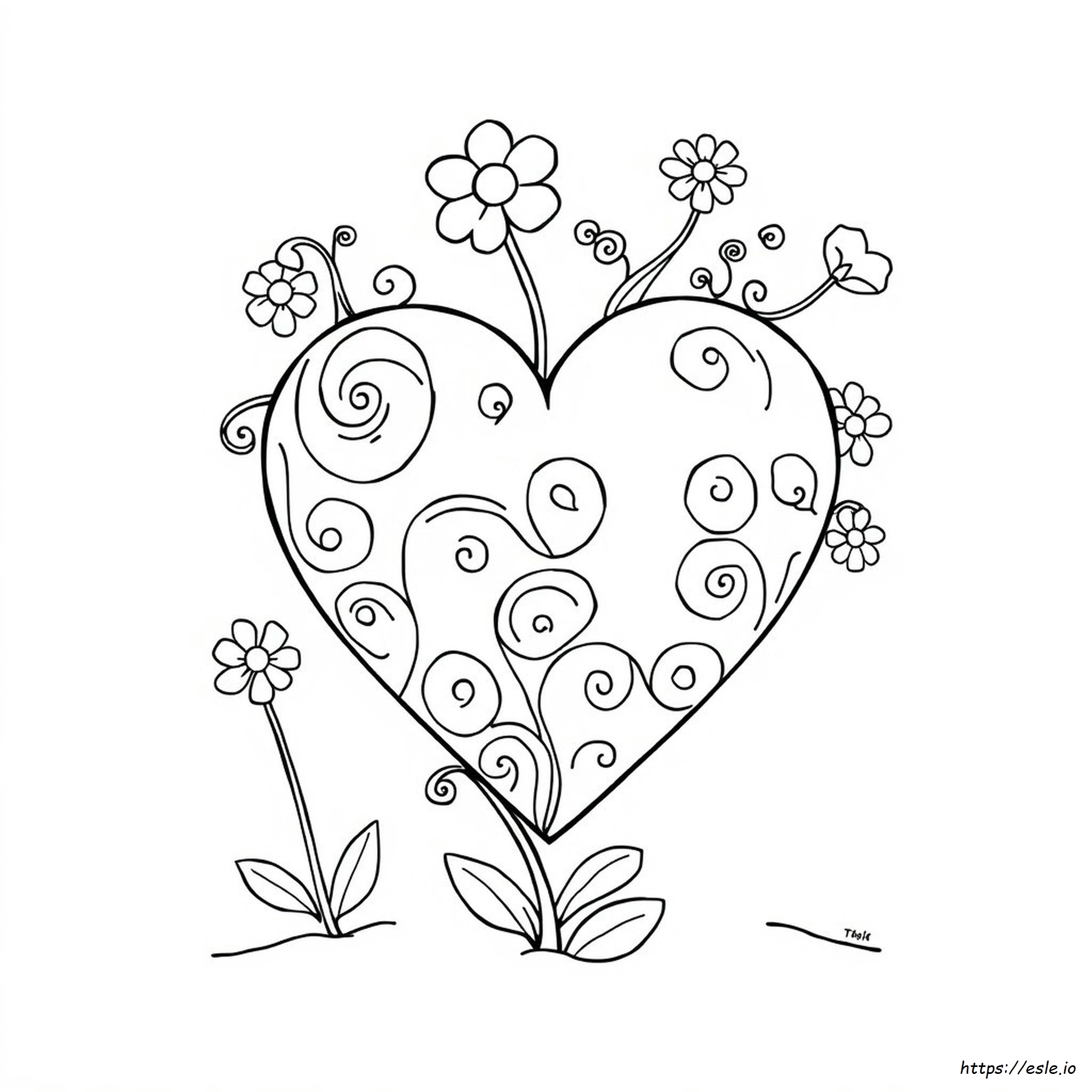Free Printable Heart Coloring Sheets