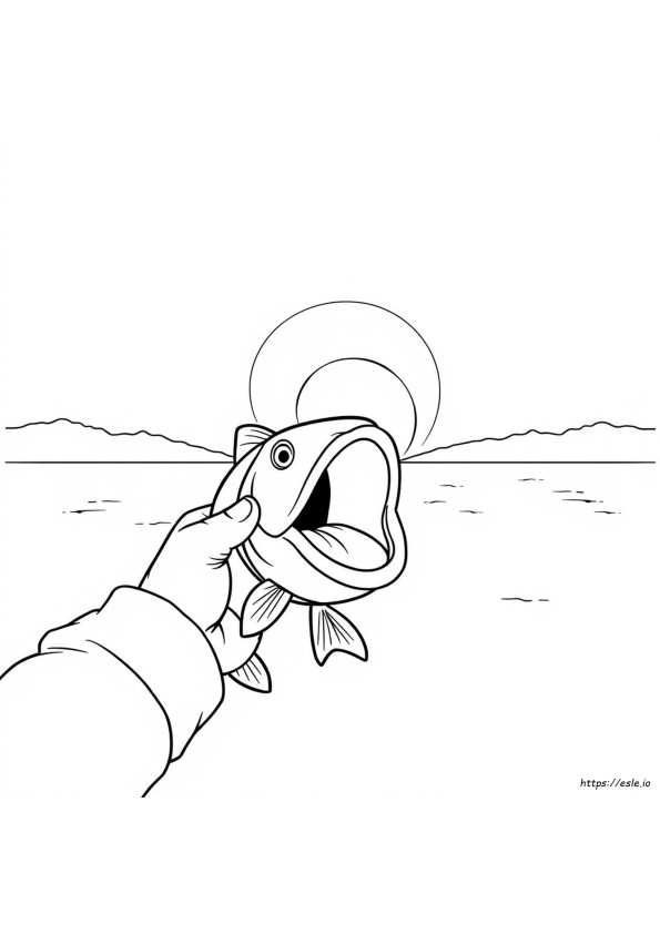 Open Mouth Coloring Page