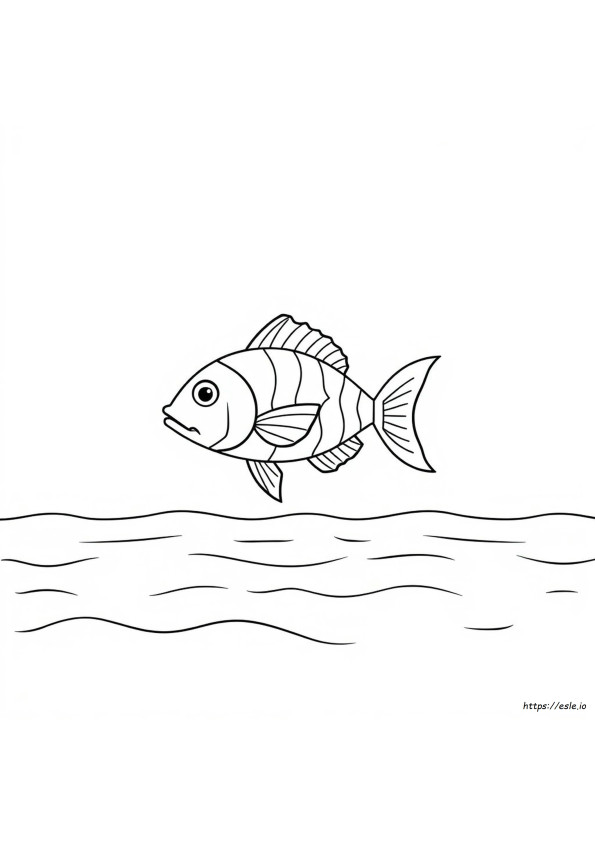 Ichthus Coloring Page