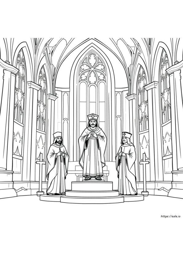 Saints Coloring