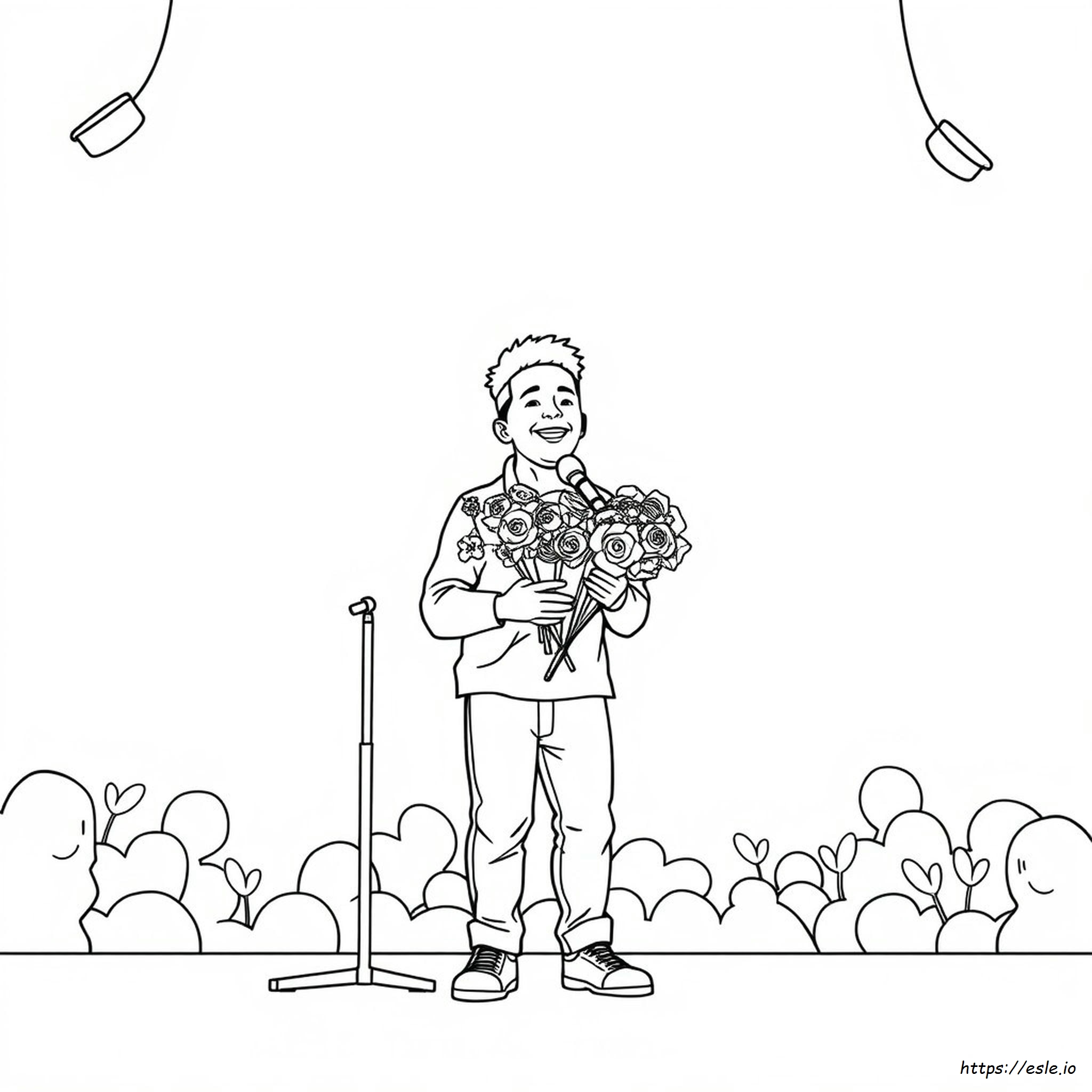 Disegno Da Colorare: Chance The Rapper Sul Palco