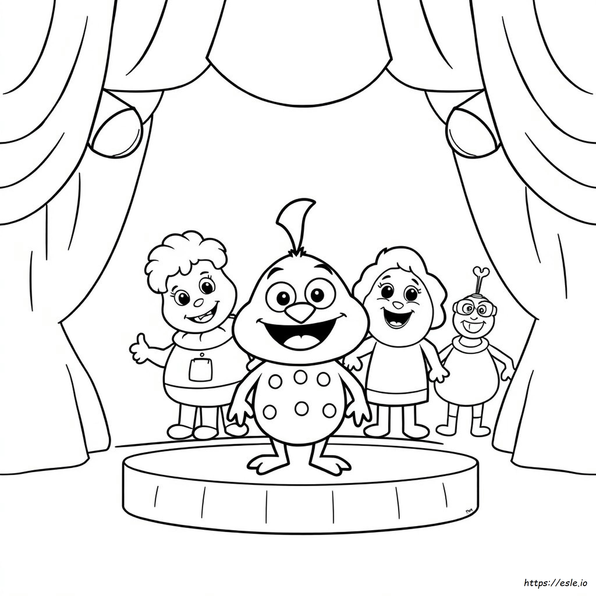 Yo Gabba Gabba Brobee Coloring Pages