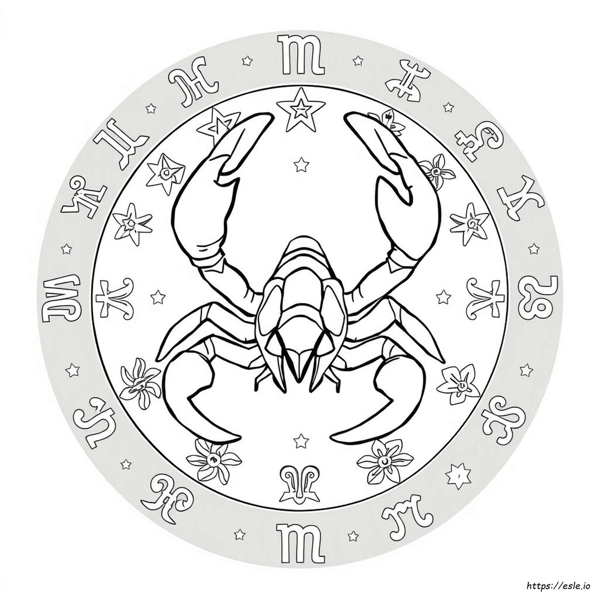 Scorpione Da Colorare Gratis