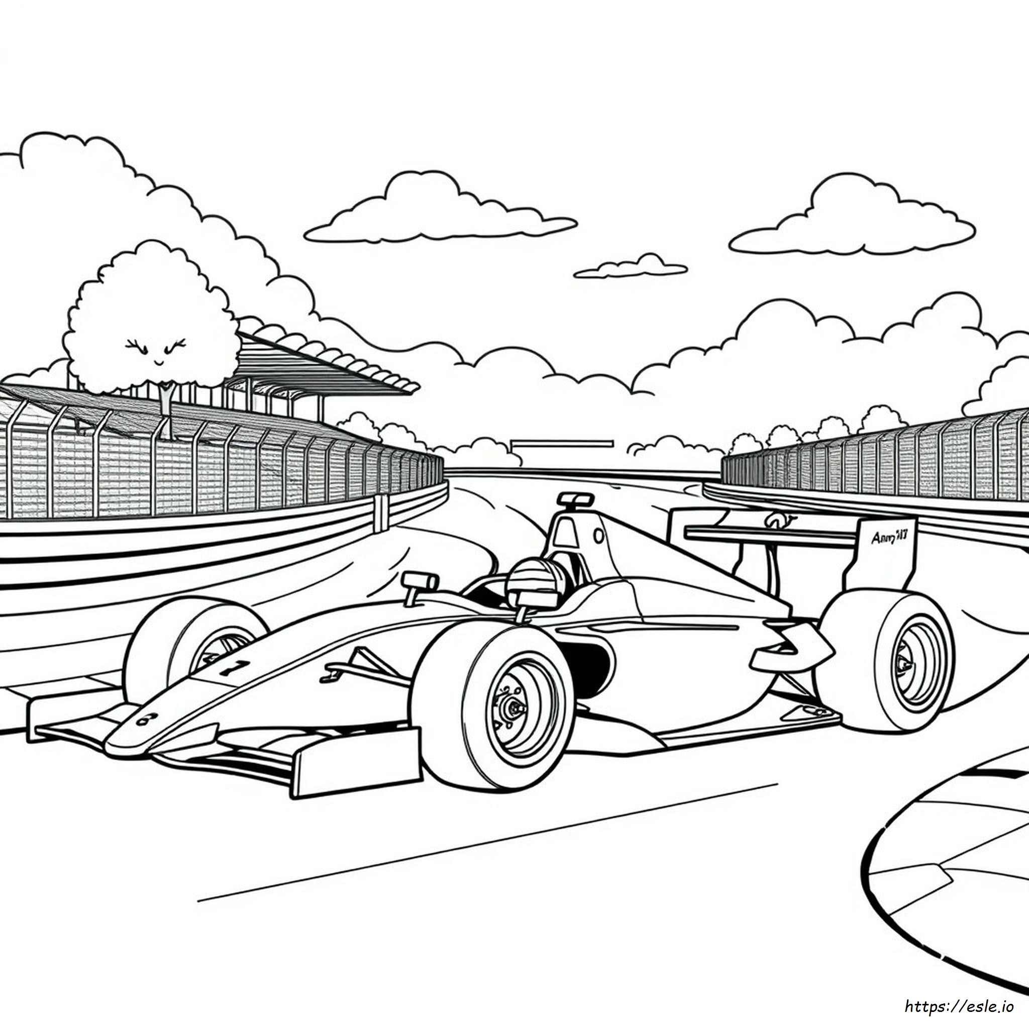 Formel 1 Ausmalbilder