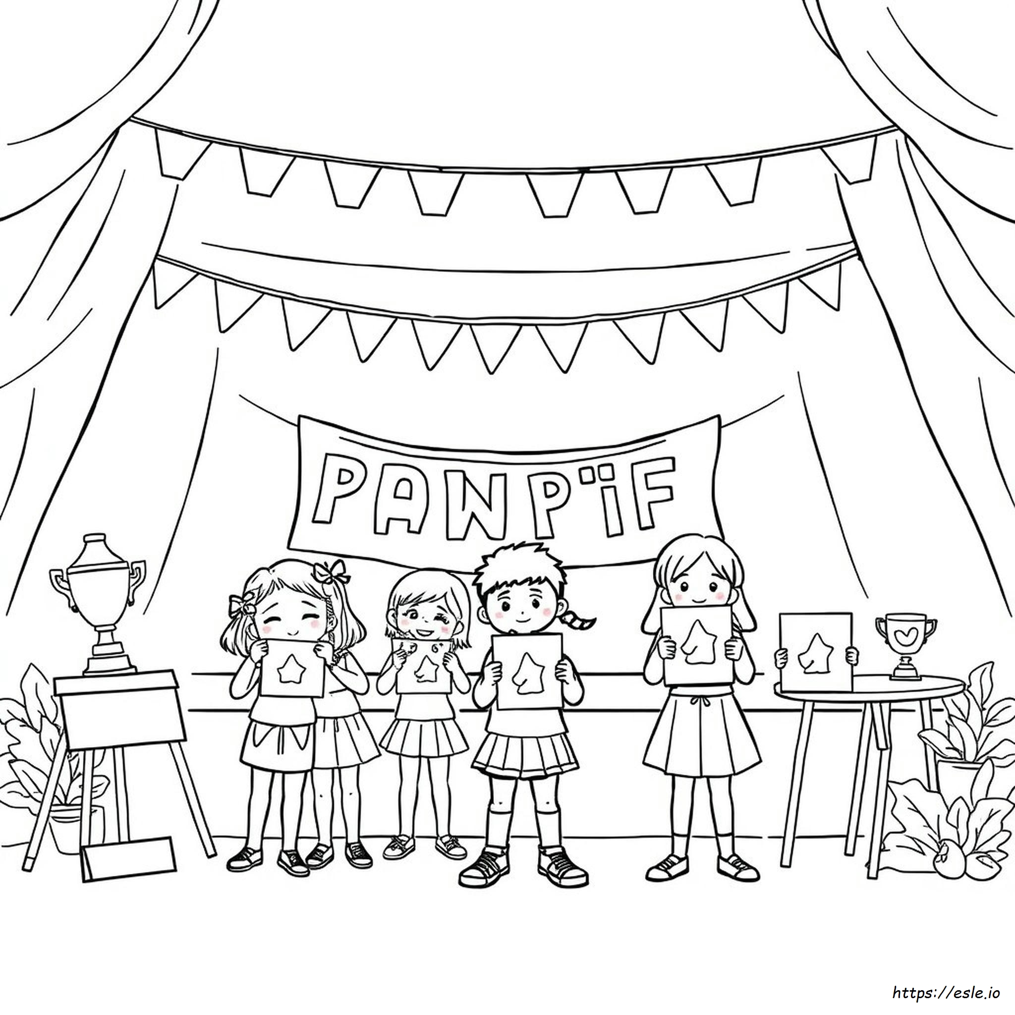 Coloring Competition Pictures Coloring Page