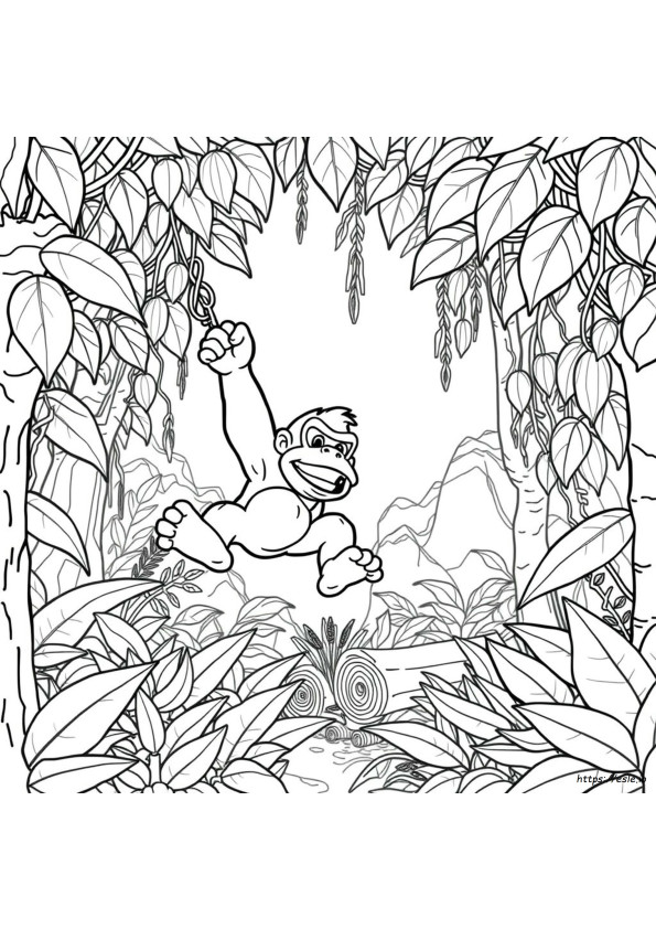 Donkey Kong Da Colorare
