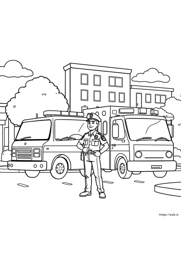 Community Helpers Coloring Pages Printable