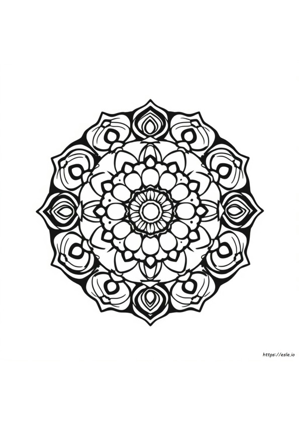 Cute Mandala Coloring Pages