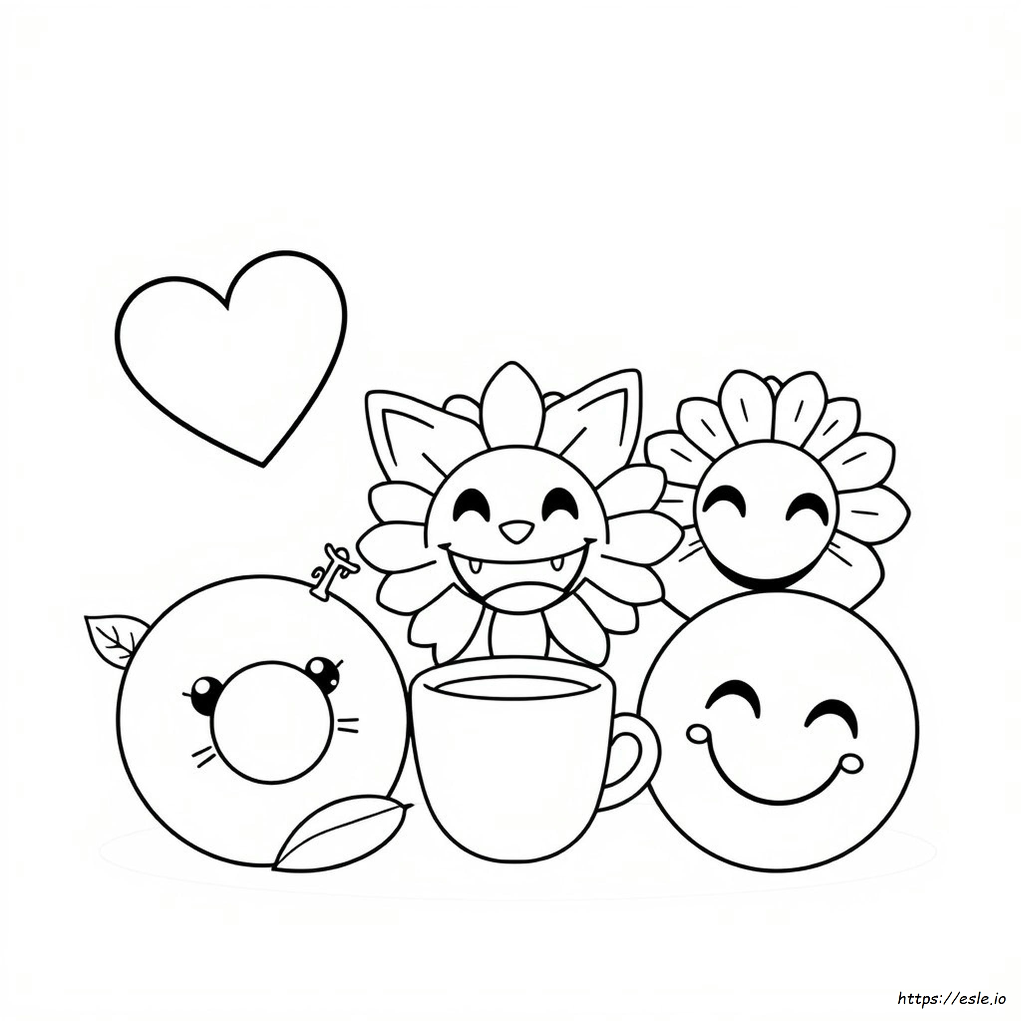 Emoji Coloring Pages For Adults - Free Printable