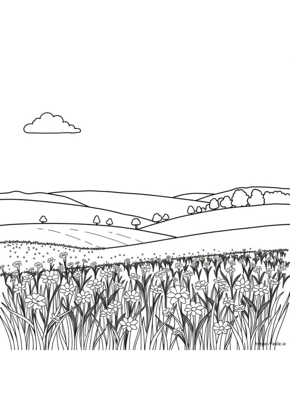 Landscapes To Colour In