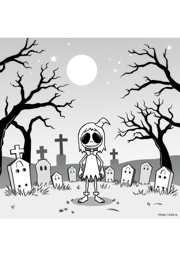Pagina Da Colorare Di Ghoulia