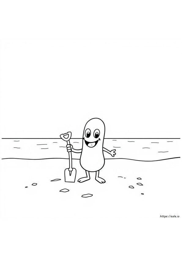 Peely Coloring Page
