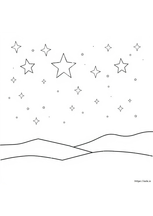 Printable Coloring Pages Of Stars