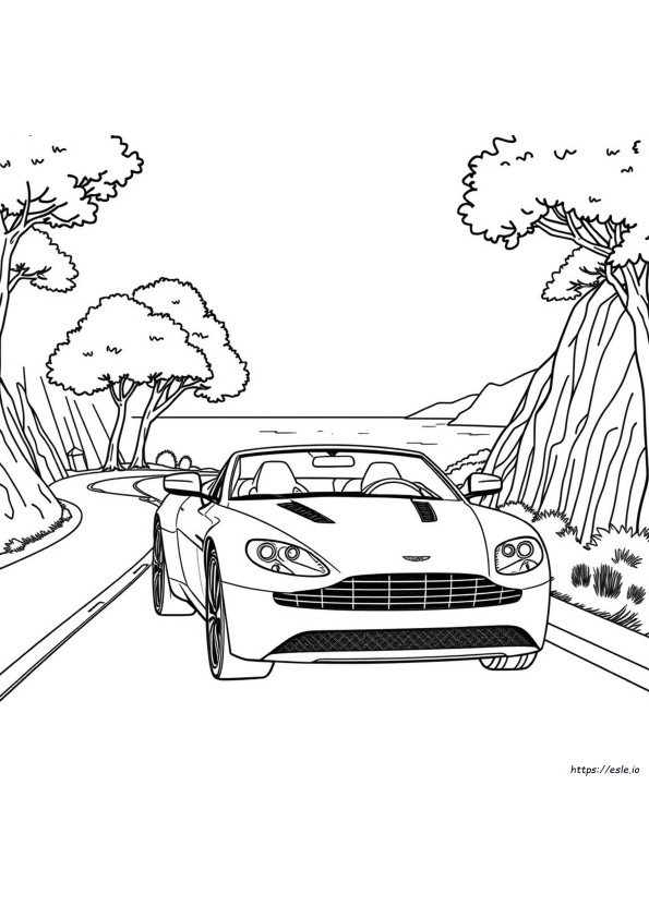 Aston Martin Para Colorear