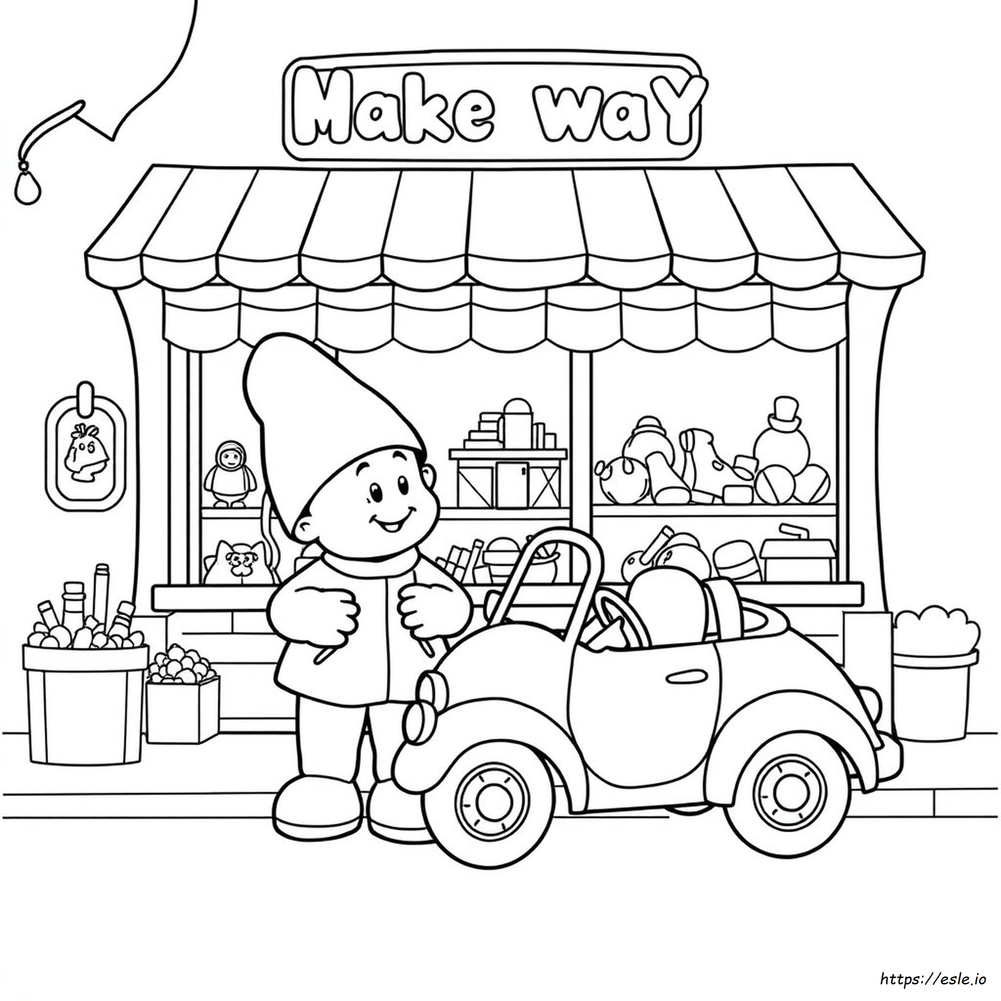 Make Way For Noddy Coloring Pages - Free Printable
