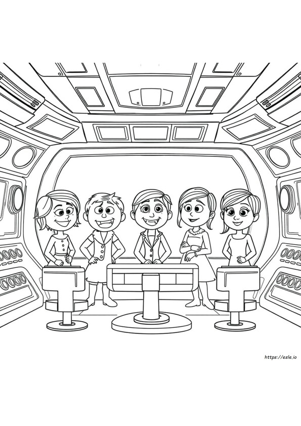 Disney Coloring Pages Inside Out