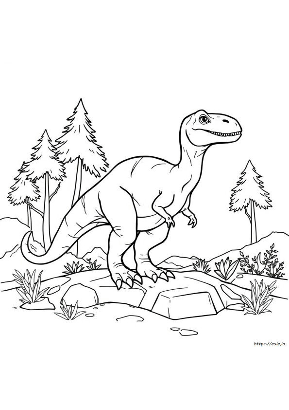 Dromaeosaurus Värityskuva
