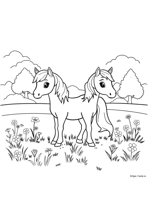 Pony Coloring Sheet