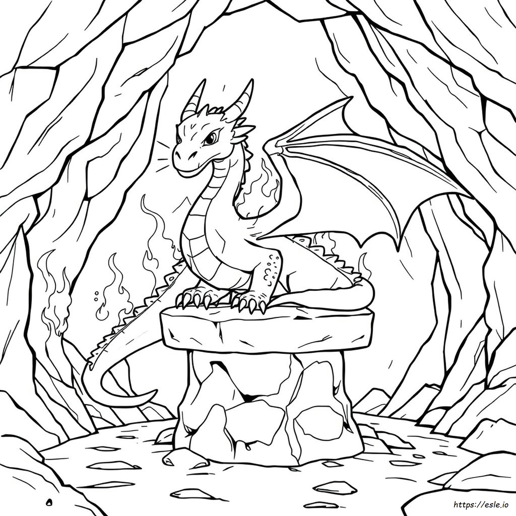Gambar Mewarnai Naga Terakhir - PDF Gratis