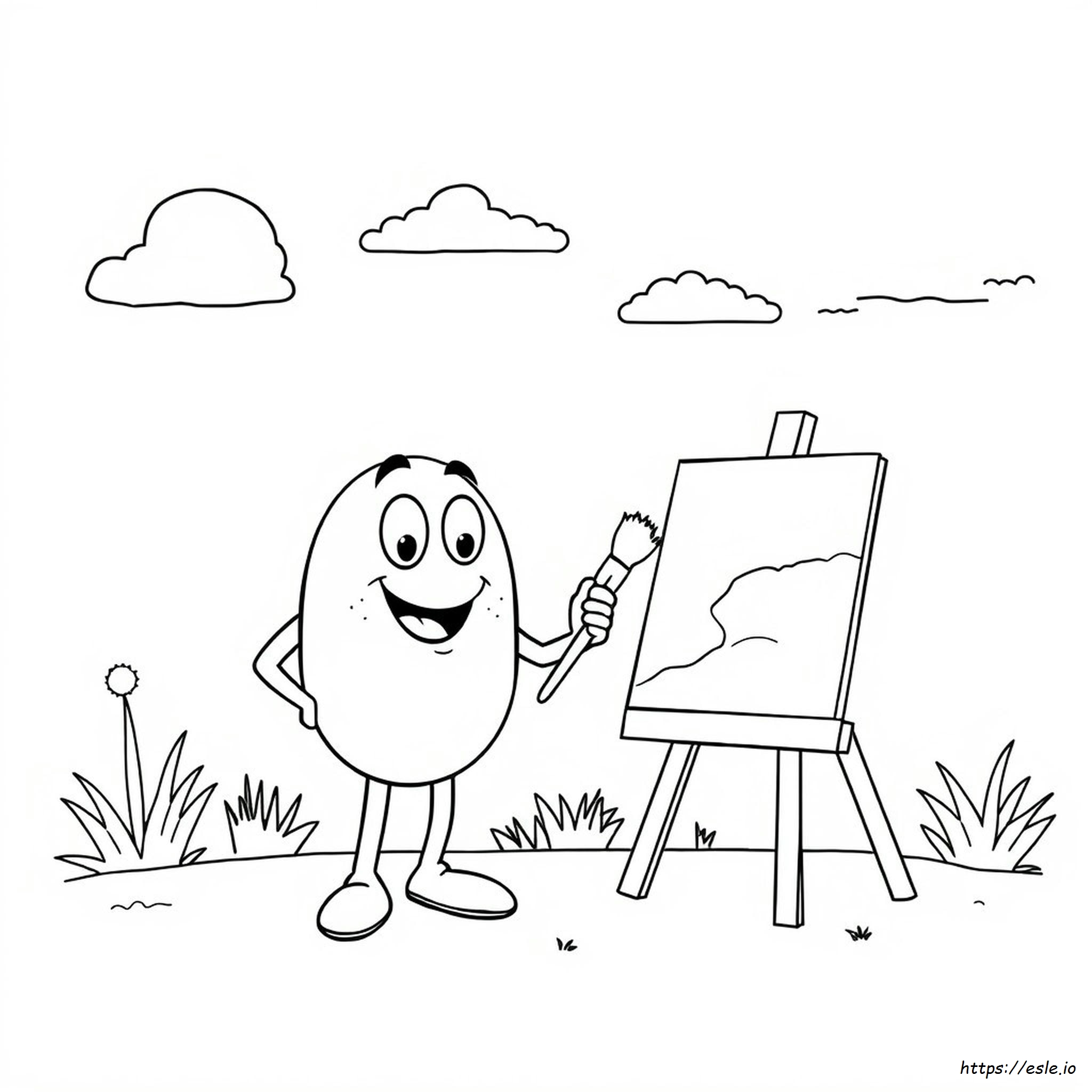 Coloriage W À Imprimer