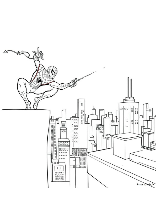 Disegno Da Colorare Di Green Goblin E Spidey