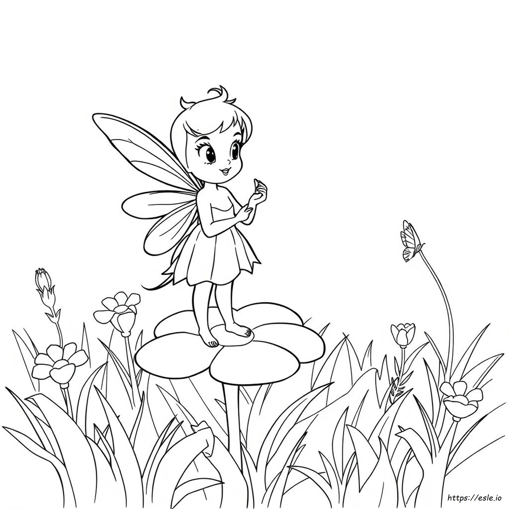 Dibujos De Pulgarcita Para Colorear